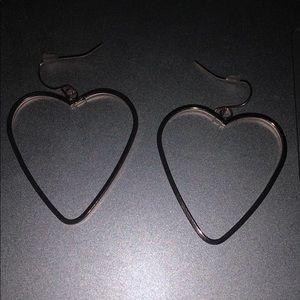 Handmade heart earrings